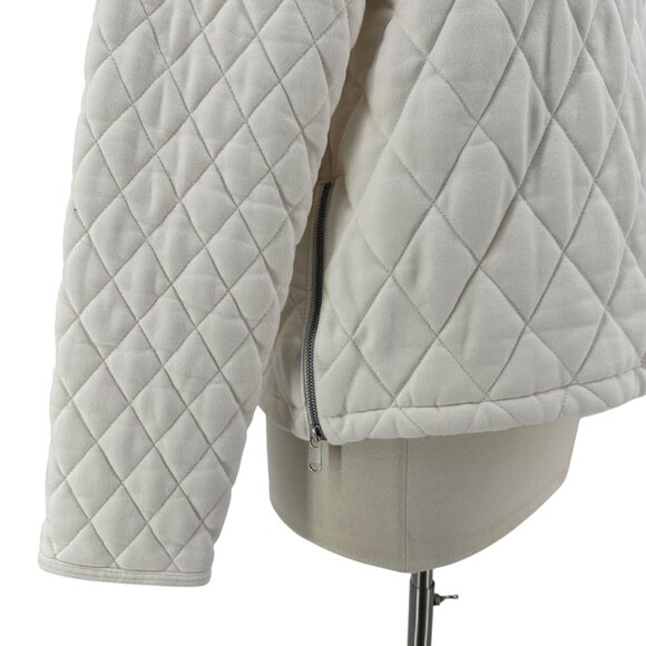Athleta Cream Quilted Sweatshirt - Picture 3 of 8